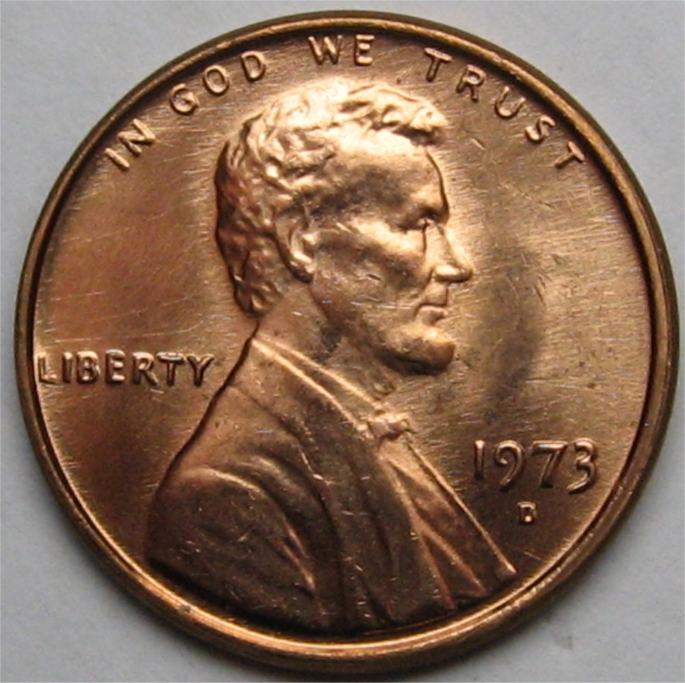1973-D-Lincoln-Cent--Die-Polish-Lines-From-H-E-Double-Toothpick!