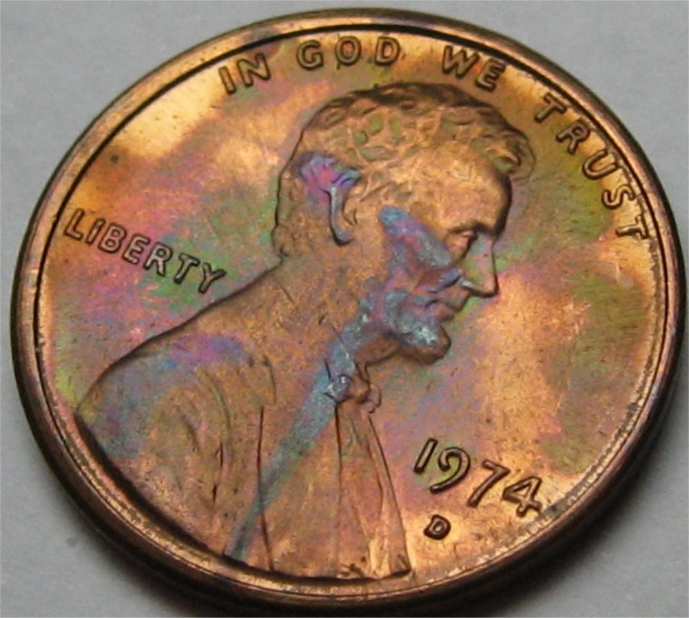 1974-D-Lincoln-Cent-Toner---Grade-It!