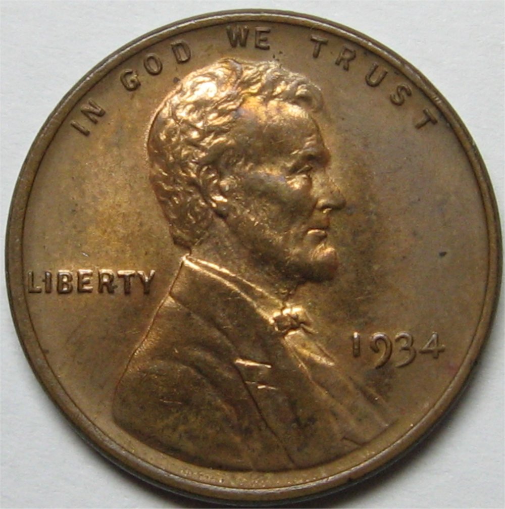 1934-Lincoln-Cent-For-Grading