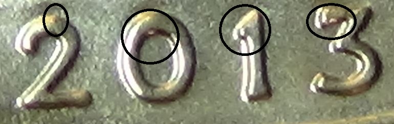 2013-ASE-Bullion-Doubling-&-Pin-Hole-W/Oil?