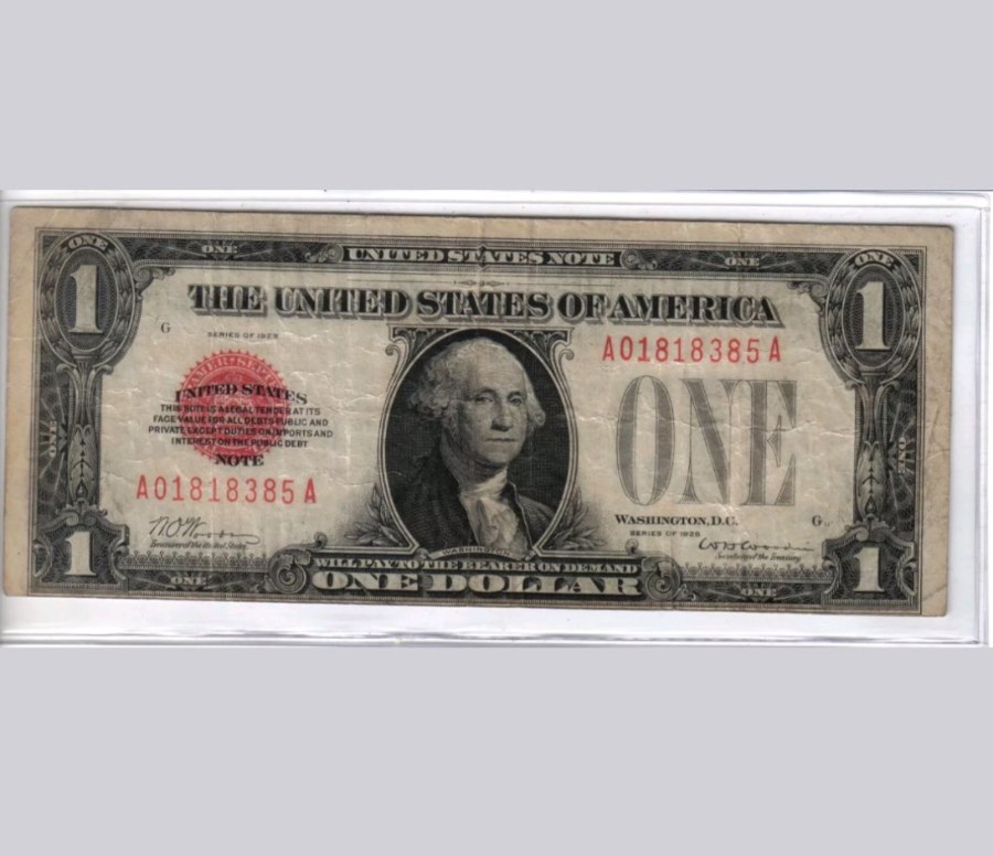 1928-1$-Red-Seal-Value
