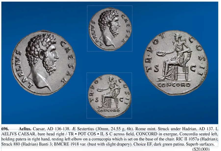 Rare-Aelius-Sestertius