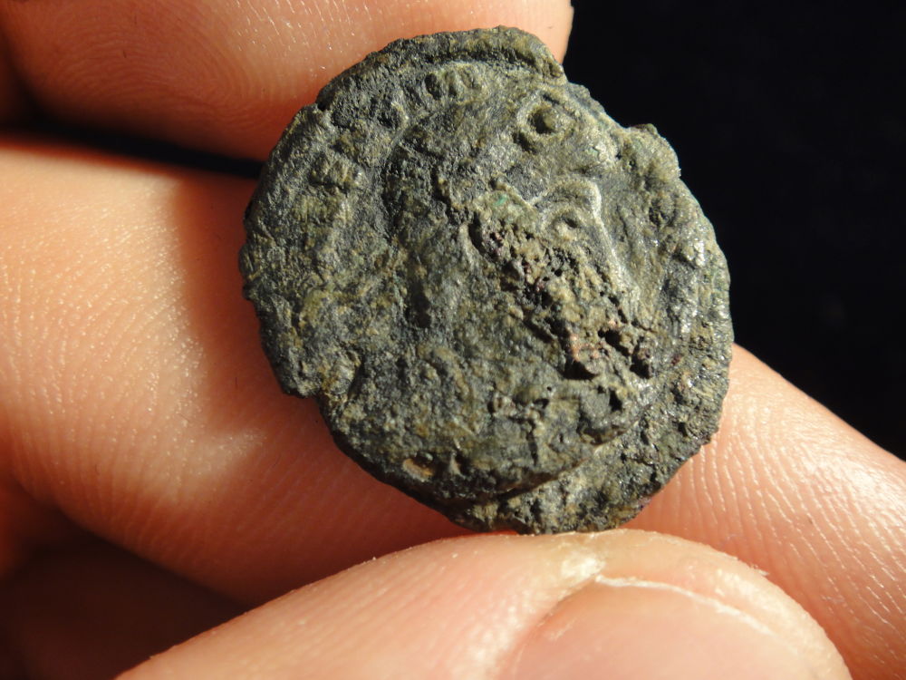 Melted-Coins-From-The-4th-Century