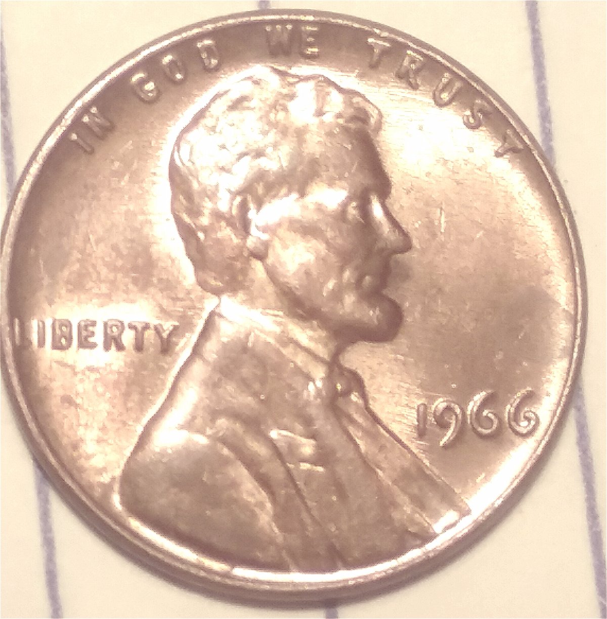 Very-Rare-***1966-Lincoln-Cent-DDR-001-For-Grading-Please