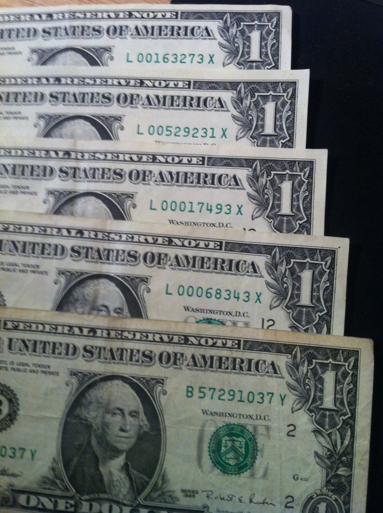 High-Block-Letter-On-$1-FRN