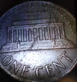 1966-Lincoln-Penny-With-A-Large-Die-Crack
