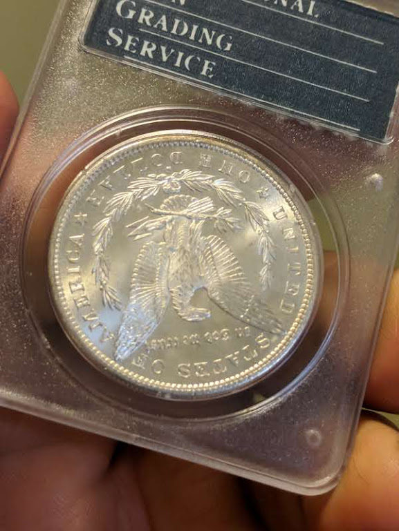 1879-S-Morgan--Old-PCGS-Holder,-Real-Old