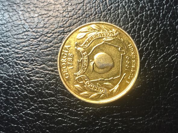 1999-P--Georgia-Quarter---Struck-On-An-Experimental-Planchet-?