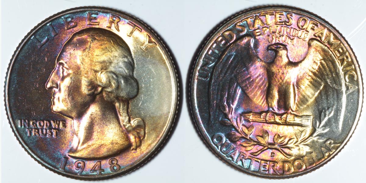 1948-D-Washington-Quarter---Toned