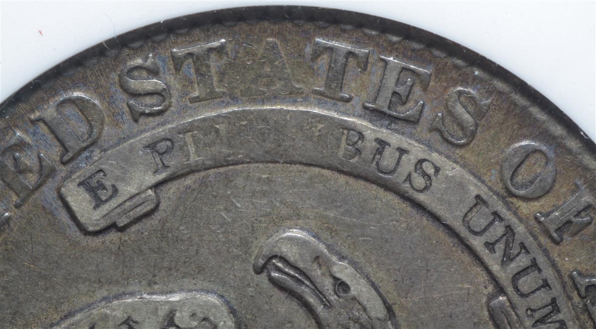 1832-Capped-Bust-Half-Dollar---Struck-Through?