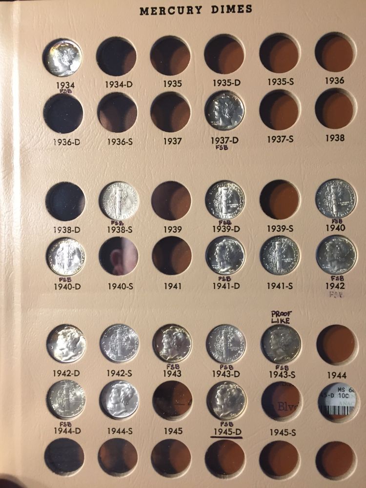 Toned-Mercury-Dimes;-My-Collection-And-Yours