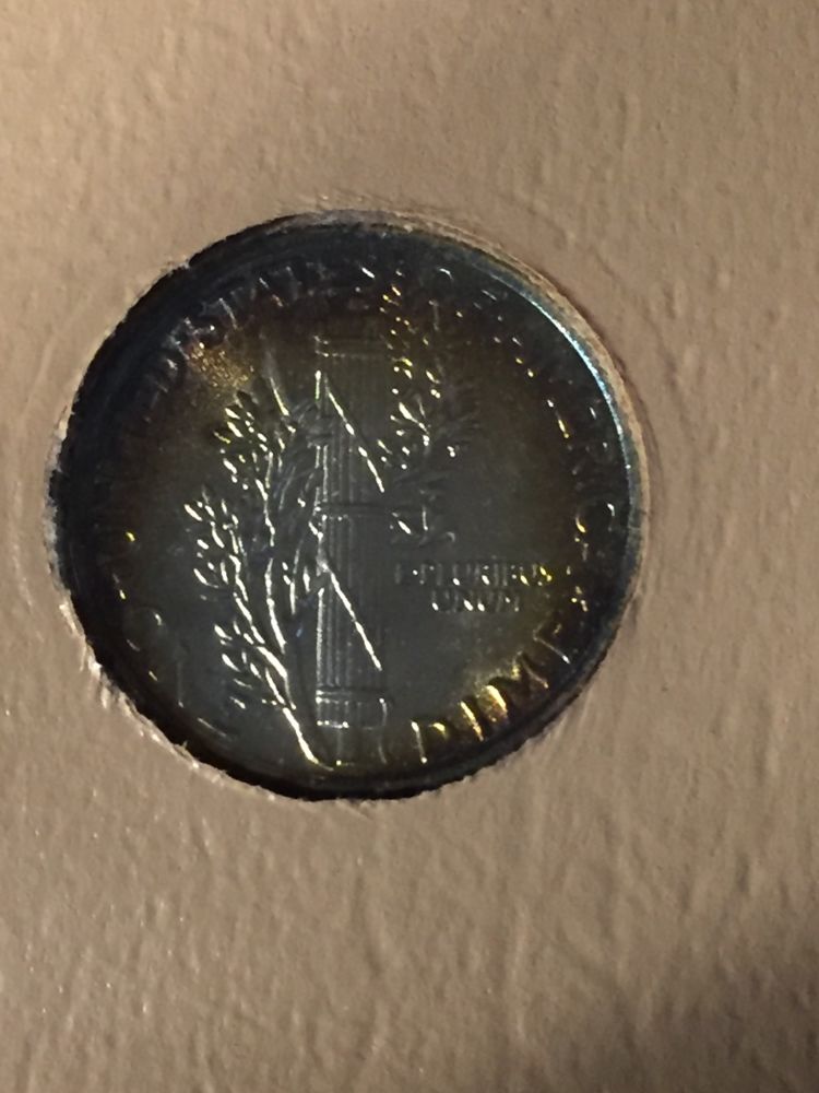 Toned-Mercury-Dimes;-My-Collection-And-Yours