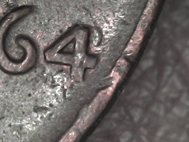 1964-Lincoln-Penny-Die-Chip,-Is-It?-Help-Please