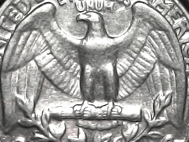1965-Washington-Quarter-Profile-Doubling-Nose,-Eyes-And-Motto