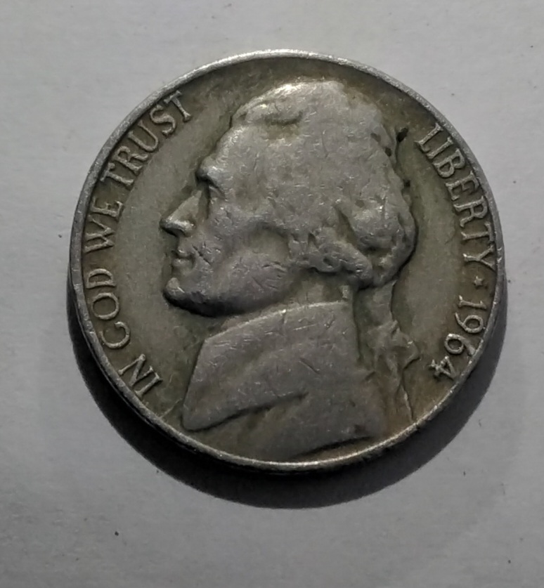 1964-Jefferson-Nickel--Reverse-Error?
