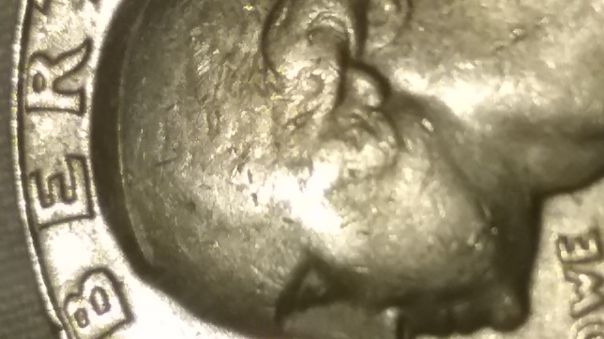 1776-1976-Bicentennial-Quarter-Error-Misprint-On-Forehead