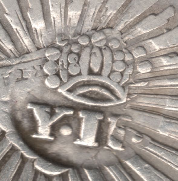 Spanish-Philippines-1828-2-Reales--With-Yii-Countermark