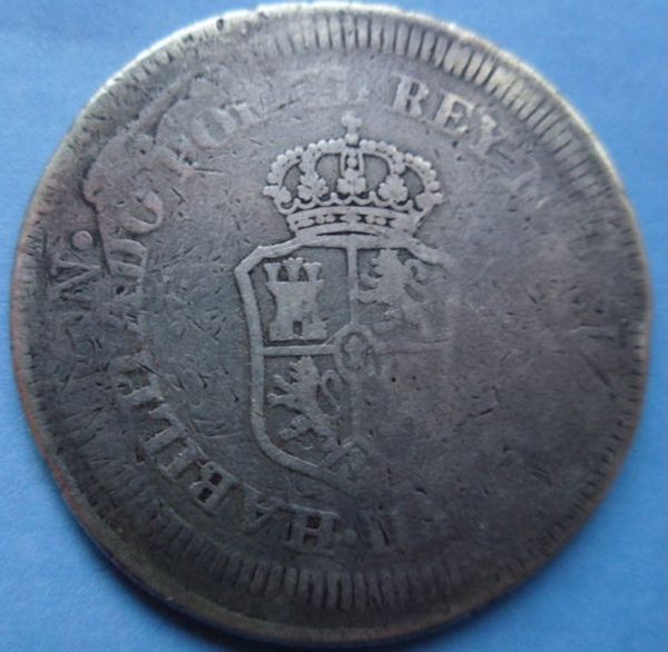 Spanish-Philippines-1828-2-Reales--With-Yii-Countermark