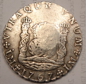 1767-Pillar-Dollar-With-Yii-Counter-Stamp-Real??