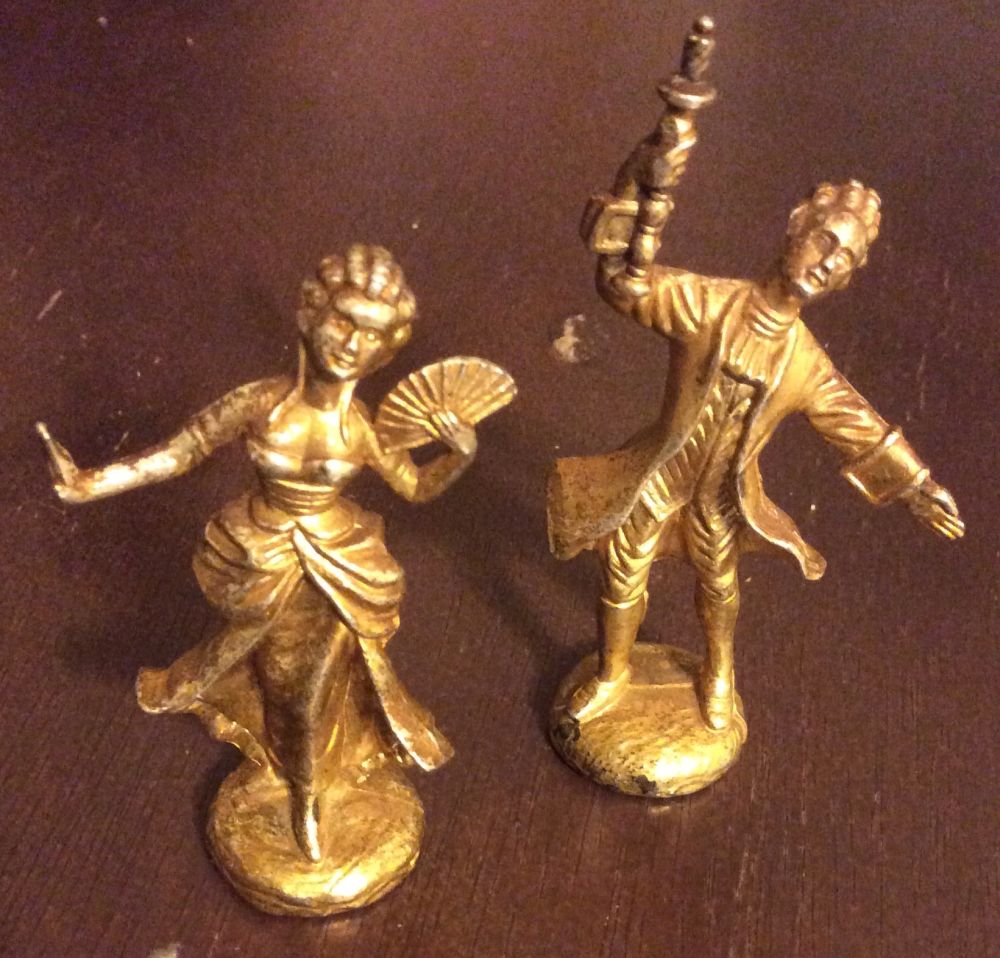 Odd-French-Aristocrat-Tin-Soldier-Maybe-Chess-Pieces?-Gold-Metal