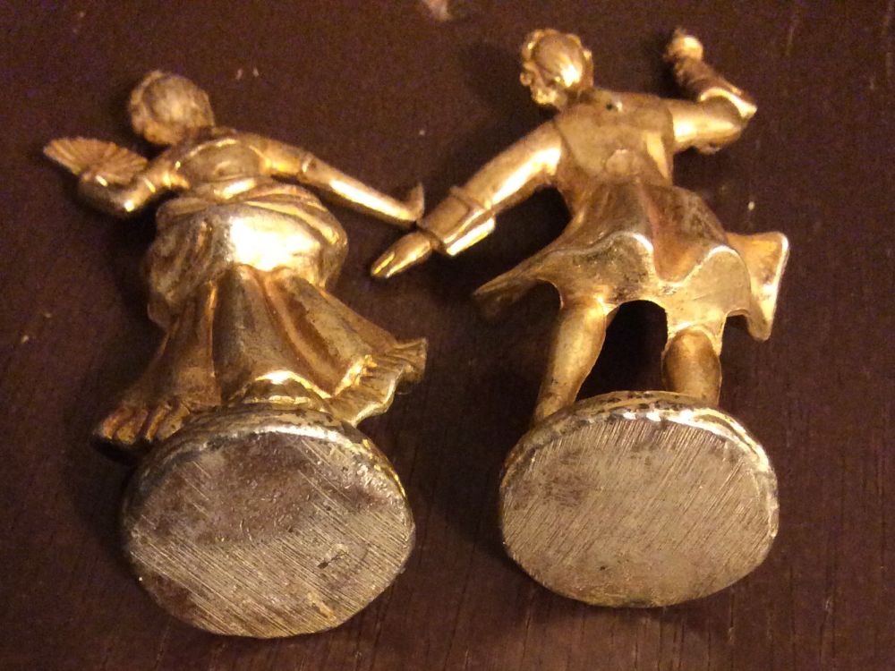 Odd-French-Aristocrat-Tin-Soldier-Maybe-Chess-Pieces?-Gold-Metal