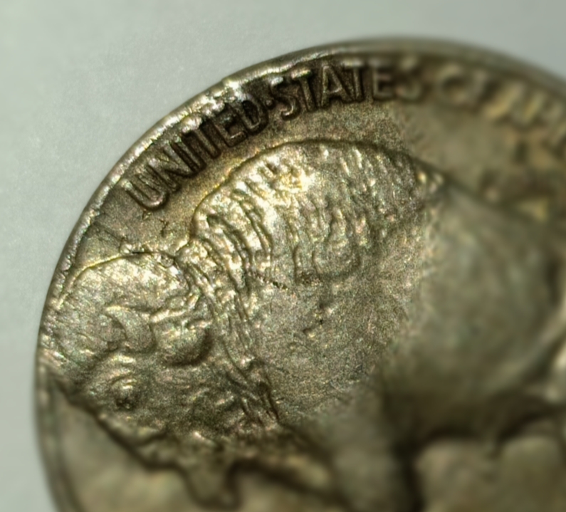 Please-Help:-Is-That-A-Mint-Error-Lamination?-Buffalo-Nickel