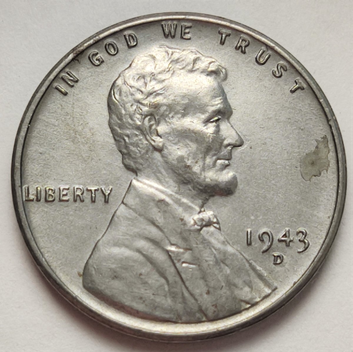 1943-D-Steel-Cent---Original-Or-Re-Plated-With-Zinc