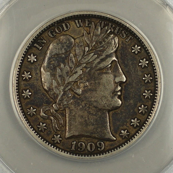 1909-Barber-Half---Grade-&-Price-?