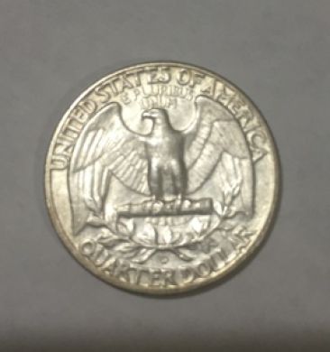 1964-D-Quarter-Toned-On-Obverse