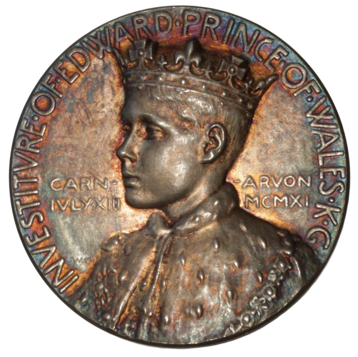 1911-Silver-Medal---Prince-Of-Wales---Beautifully-Toned