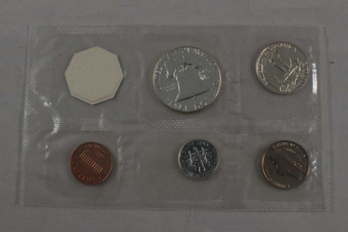 Two-Interesting-Mint/Proof-Sets-1959-&-1960,-Mint-Error-And-Packaging-Error