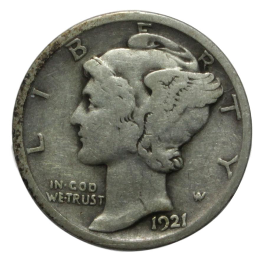 1921-D-Mercury-Dime-For-Grading