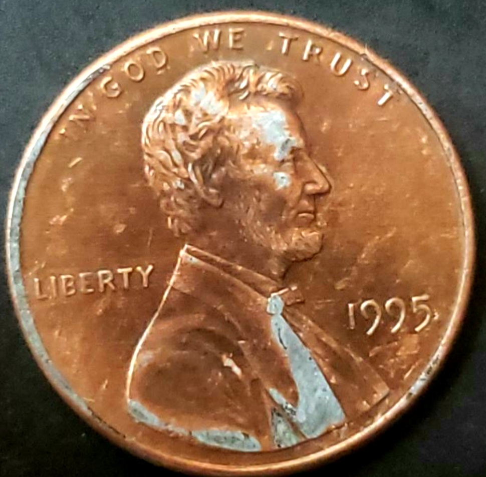 1995-Lincoln-Cent--Error-Or-Damaged?--Thanks