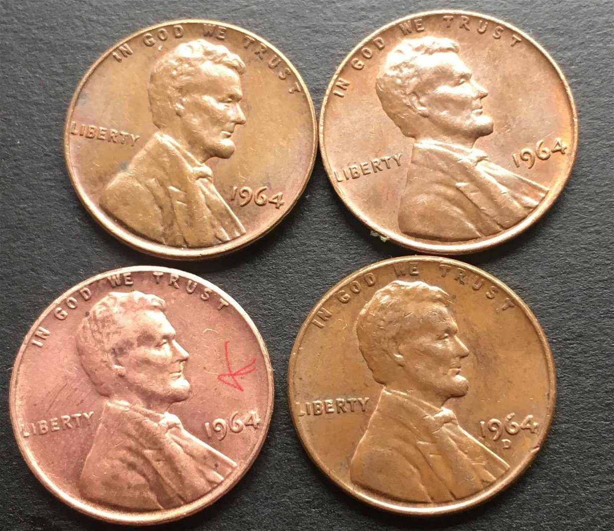 1964-Lincoln---Wierd-Punch-Mark-On-Nose