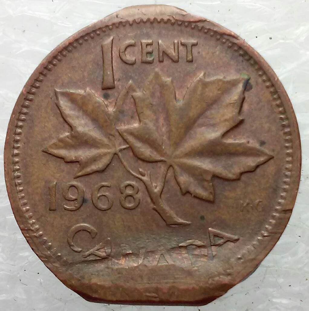 1968-Canadian-Cent-Error-Or-Damage