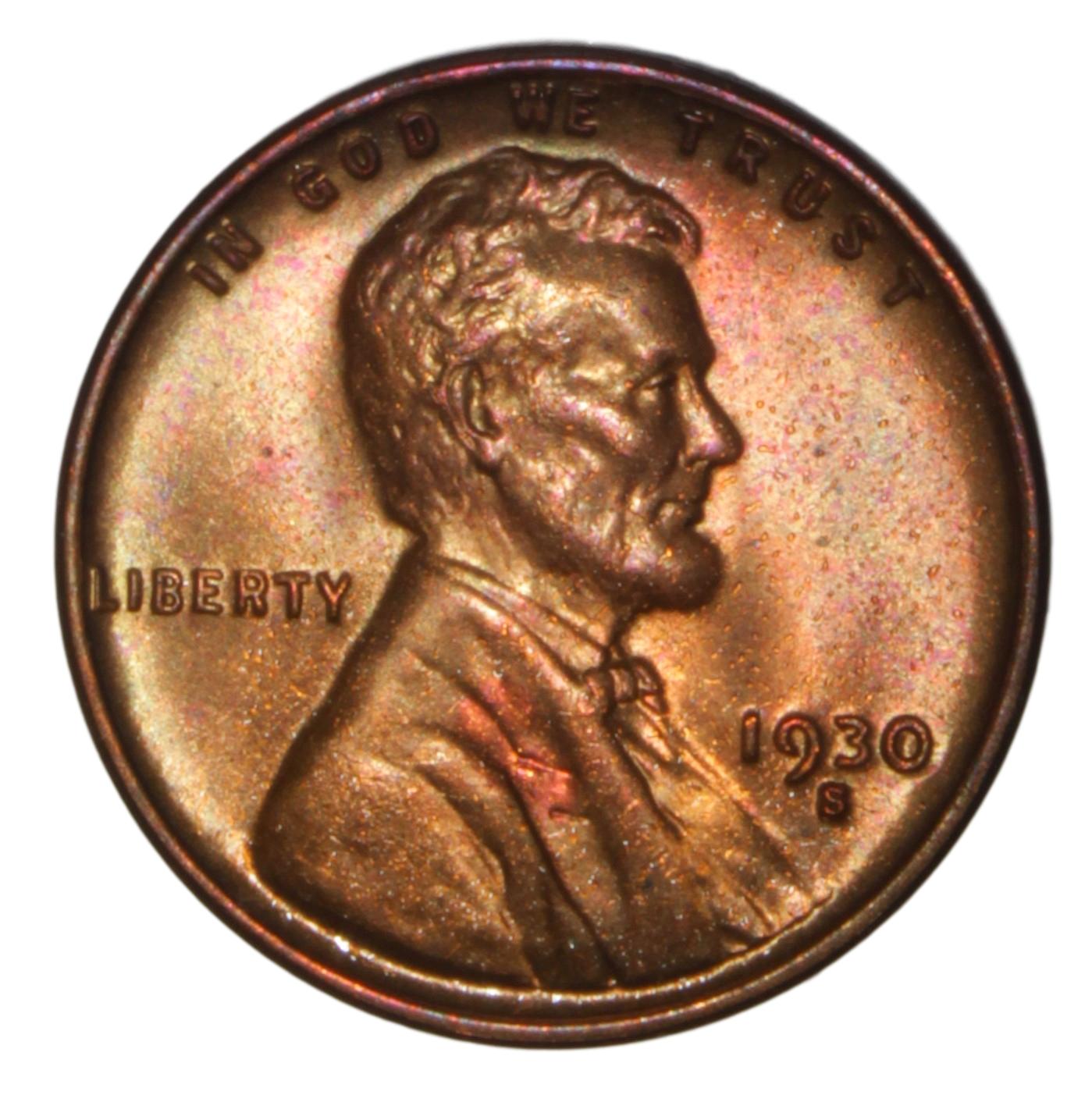 Grading-4-Lincoln-Wheat-Cents-1910,-1919-S,-1920,-1930-S