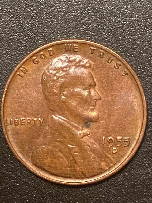 1955-D---Lincoln---RPM-W/Cud-On-Date