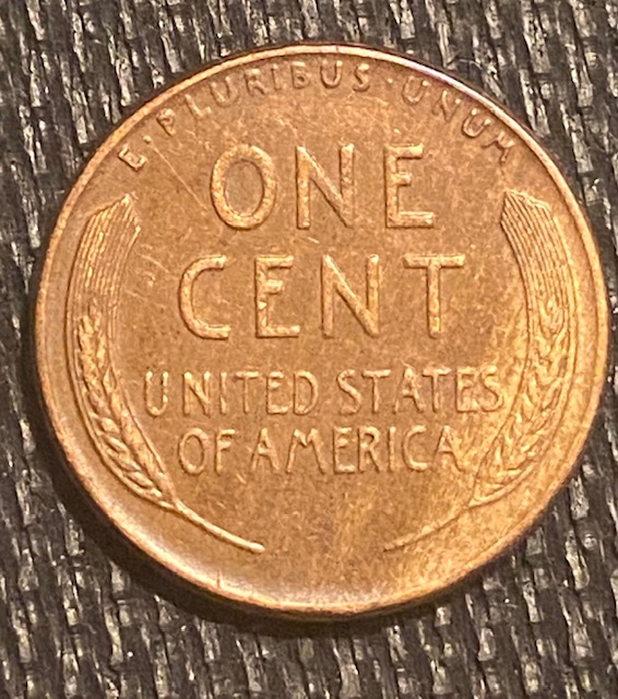 1955---Lincoln-Cracked-Head--W/Toning-On-Reverse
