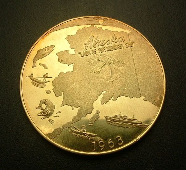 Alaska-Token-1963:-Good-For-One-Gold-Nugget