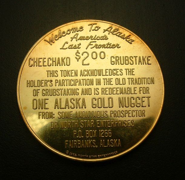 Alaska-Token-1963:-Good-For-One-Gold-Nugget