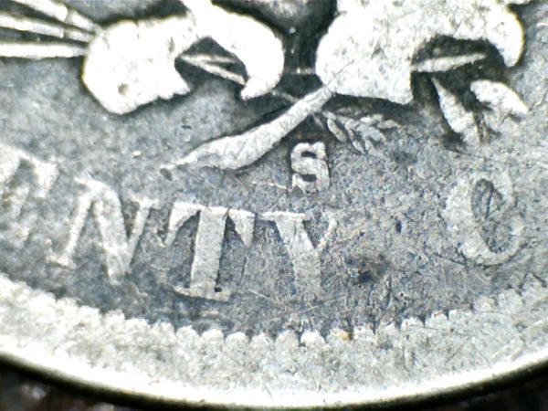 Raw-Capped-Bust-Half-Dime-And-20-Cent-Piece