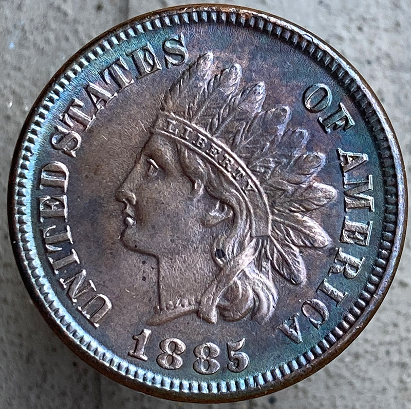 1885-Indian-Cent---Toning---Comments