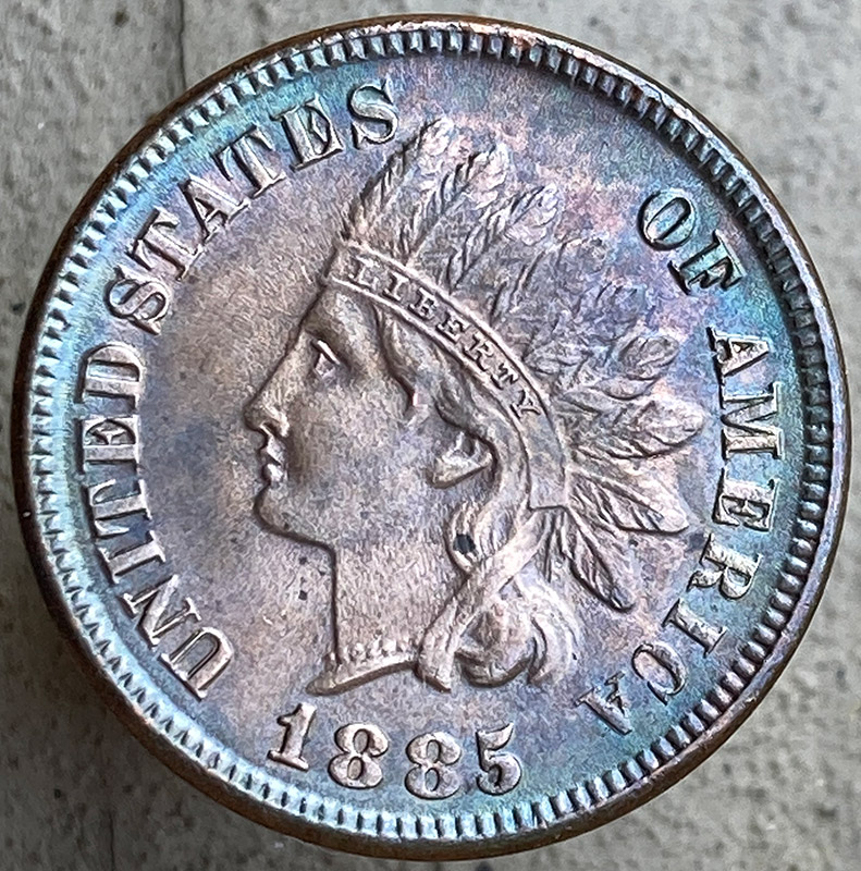 1885-Indian-Cent---Toning---Comments