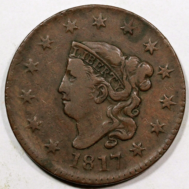 1817-Coronet-Cent---Evaluation