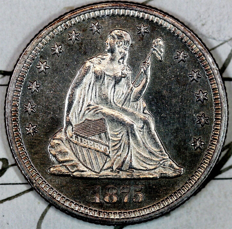 1875-Seated-Liberty-Quarter-For-Comments-And-Grading
