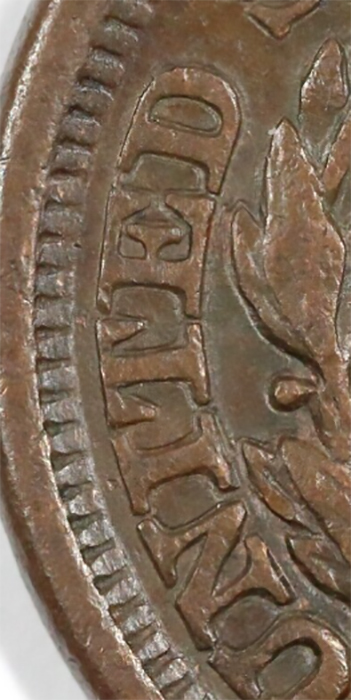 1850-Braided-Hair-Large-Cent---Is-This-Tooled-Or-Something-Else