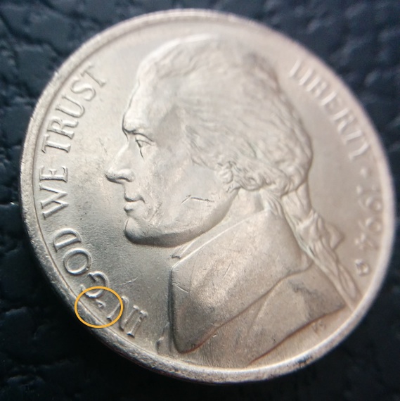 1994-D-Nickel-Die-Chip-Or..?