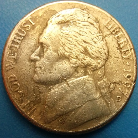 1997-D-Nickel-Lamination