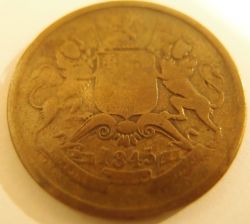 1845-Half-Anna-East-India-Company
