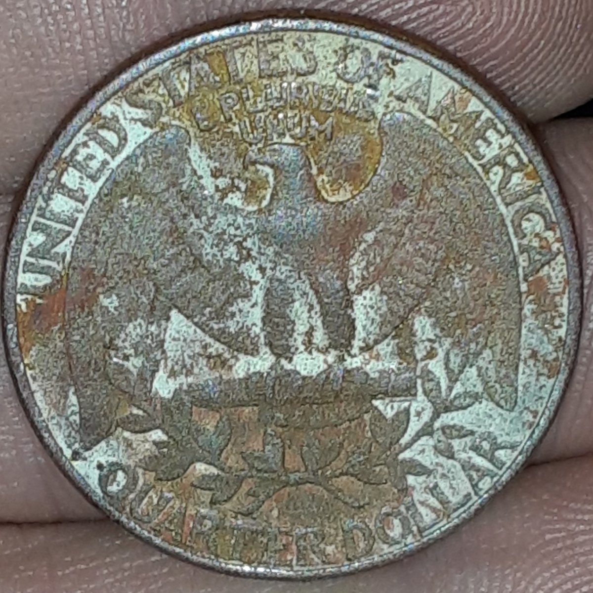 1986-D-Quarter-Copper/Reddish-Color